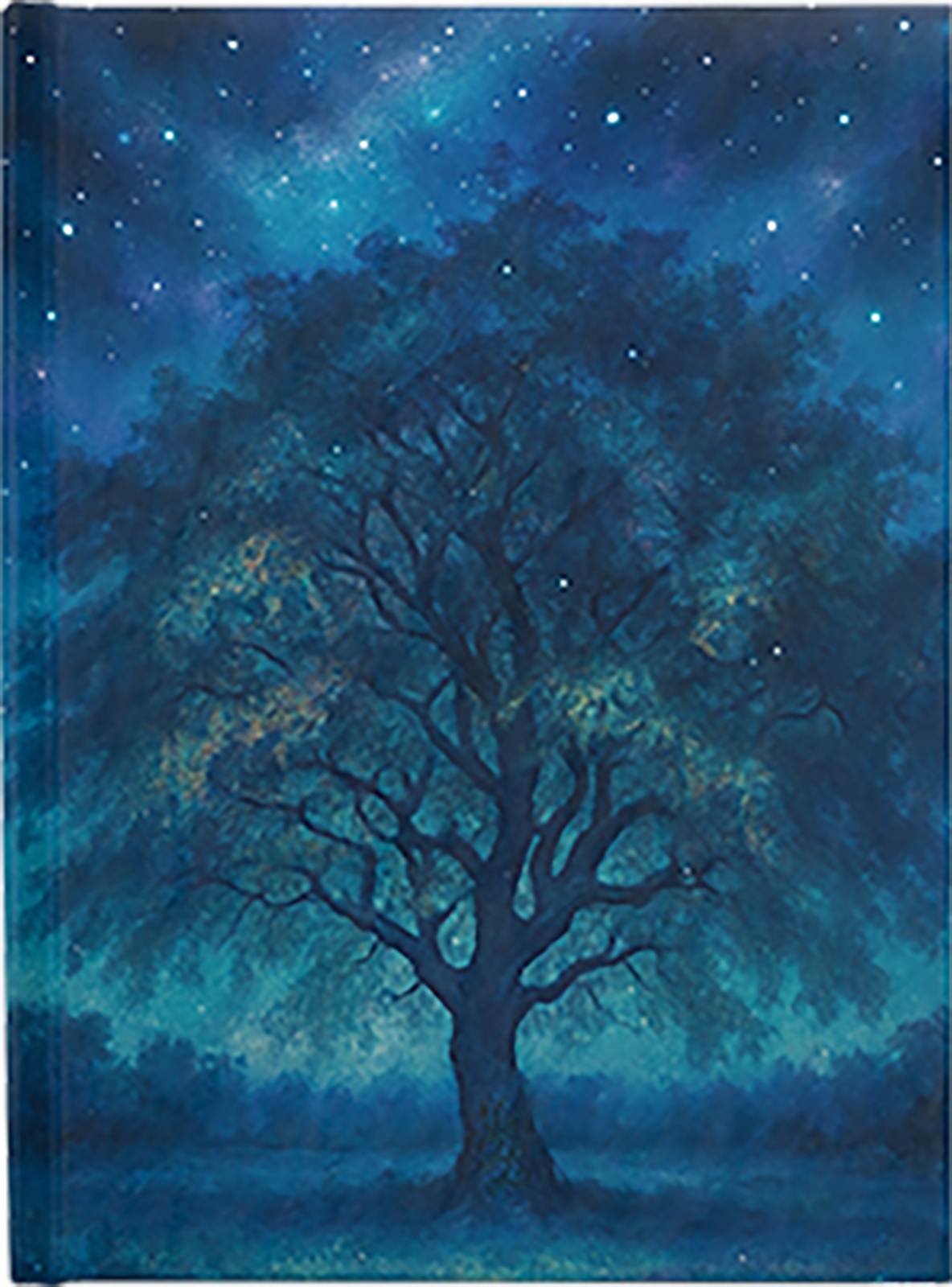 Starry Night Tree Hardcover Journal, Ruled Line
